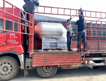 1200L變頻水冷泵真空滾揉機(jī)發(fā)往河北滄州